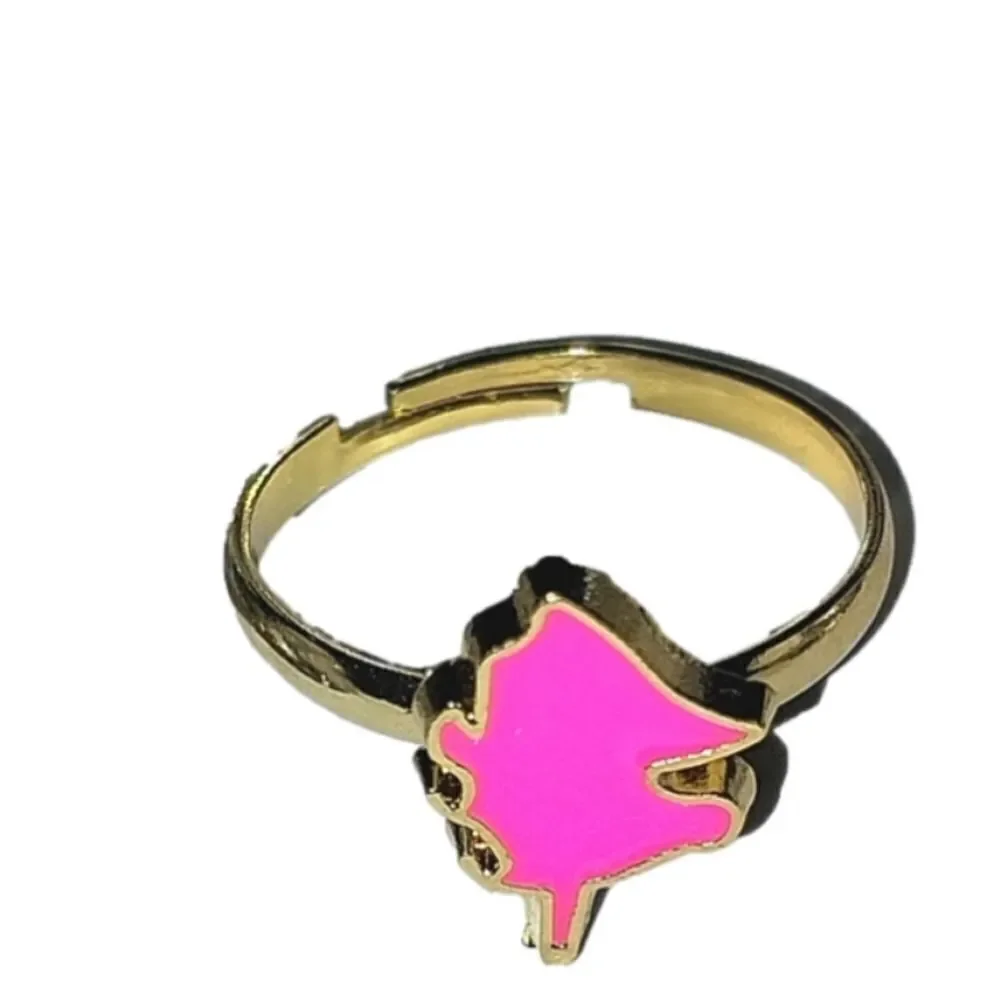 Super cute girls jeweled adjustable ring